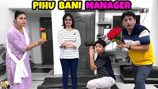 PIHU BANI MANAGER  Ghar ka Election  Part 3  Daily Family Vlog  Aayu and Pihu Show [upl. by Eadrahc]