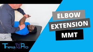 Manual Muscle Test  Elbow Extension [upl. by Babette203]