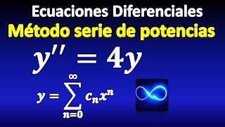 09 Ecuaciones Diferenciales método de Series de Potencias segundo orden [upl. by Marline]