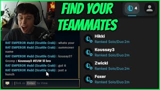 RIOT WANTS YOU TO SEE YOUR SOLOQ TEAMMATES [upl. by Hagai333]