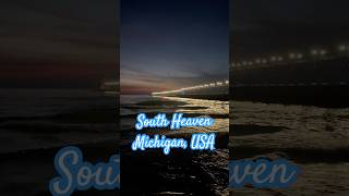 South Haven Beach at Night  Michigans Peaceful Shoreline [upl. by Austin]