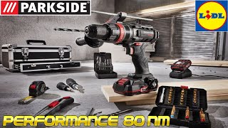 Taladro 🔫 PARKSIDE PERFORMANCE 80 NM 💪 negro LIDL 🛠 [upl. by Hyams]