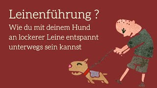 Leinenführung Mit Hund an lockere Leine unterwegs [upl. by Eitten628]