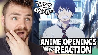 First Time Reacting to NEW amp OLD ANIME OPENINGS amp ENDINGS  ANIME REACTION [upl. by Mashe]