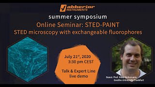 STEDPAINT STED microscopy with exchangeable fluorophores [upl. by Ellenahs]