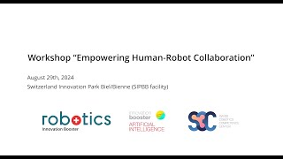 Empowering Human Robot Collaboration Workshop FR [upl. by Tenn44]