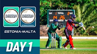 🔴 ECI amp ECIW EstoniaMalta 2024  Day 1  25 May 2024  T10 Live European International Cricket [upl. by Kaden939]