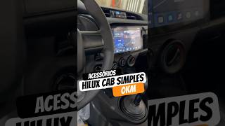 Acessórios Hilux Cabine Simples 2024 ✅ hilux hilux2023 shorts [upl. by Razal]