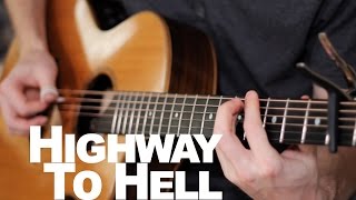 Highway To Hell by ACDC  Acoustic Fingerstyle Guitar [upl. by Nimra]