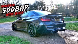 THIS MURDER’D 500BHP WIDE BODY BMW M235I IS MAD [upl. by Atinhoj]