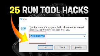 25 RUN Tools EVERY Windows User must Know [upl. by Bremer938]