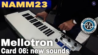 NAMM 2023  Mellotron  M4000D  New Sounds [upl. by Ulphia]