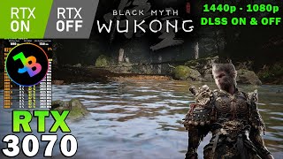 Black Myth Wukong  RTX 3070  R7 5800X3D  High Settings  Ray Tracing ON amp OFF  1440p  1080p [upl. by Asilet]