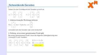 32 Gegenseitige Lage von Geraden [upl. by Enida]