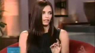 Courteney Cox on The Ellen Degeneres Show  2nd January 2007 PART 2 [upl. by Meehsar]