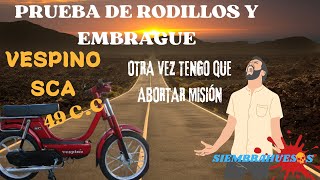 VESPINO sca Prueba de rodillos variador abortada 🛵🔧🩺🩹🏥 [upl. by Farny978]