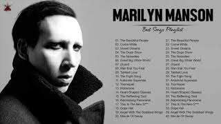 Marilyn Manson Greatest Hits Full Album  Best Songs Of Marilyn Manson Playlist 2021 [upl. by Adnilahs]