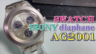 SWATCH IRONY diaphane AG2001 [upl. by Wollis]