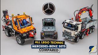 All LEGO Technic MercedesBenz sets compared [upl. by Nolra938]