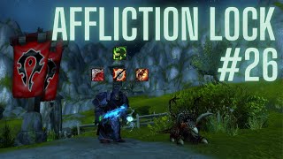 AFFLICTION WARLOCK PvP Gameplay 26  WOTLK CLASSIC  Arathi Basin Battleground [upl. by Ayotnom]