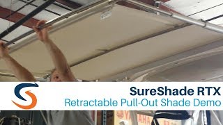 How to Operate SureShade RTX Retractable Pullout Shade for Boats [upl. by Palestine]