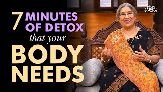 How To Detox Your Body  Detox Your Whole Body in 7 Minutes  Cleanse Your Body  Yogic Living [upl. by Doomham]