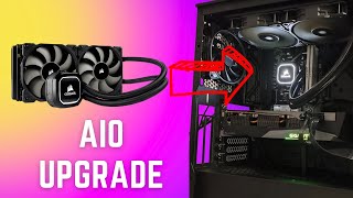 Corsair H100X AIO Upgrade  Budget AM5 AliExpress Gaming PC [upl. by Mikihisa]