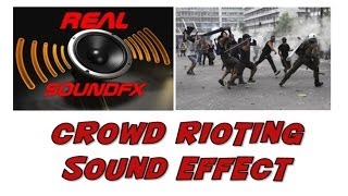 Crowd riot or brawl sound effect  soccer football realsoundFX [upl. by Pavel]