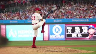 Phillies starter Ranger Suarez gets huge ovation in Philly best pitcher in MLB via MLB [upl. by Neelhtak101]