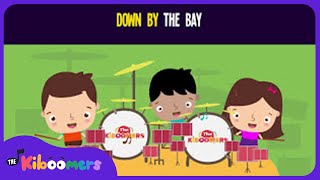 Down by the Bay Lyric Video  The Kiboomers Preschool Songs amp Nursery Rhymes for Circle Time [upl. by Itsur]