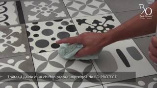 TUTO dimension carrelage pose carreau ciment [upl. by Melentha]