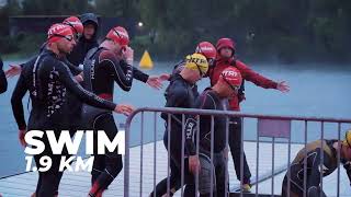 Swim Course – Race Highlights  mts IRONMAN 703 Belgrade 2024 [upl. by Naicul]