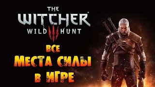 The Witcher 3 Wild Hunt  Все места силы в игре [upl. by Leirad]