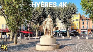 Hyères centre ville  Côte dAzur 🇨🇵 4k [upl. by Babbie]