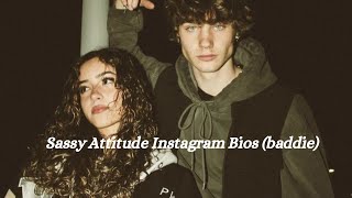 20 Sassy Instagram Bios Caption  Attitude savage Instagram captions [upl. by Enitsahc704]