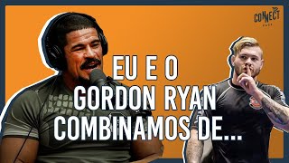 Gordon Ryan vs Rousimar Palhares Toquinho e o combinado préluta  MMA  UFC  JiuJitsu [upl. by Ahsircal]