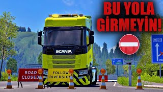 KEPÇE OPERATORÜNDEN CEZA YEDİM YOLU İZLEDİM  ETS 2  TRUCKERSMP Sim1 [upl. by Hgielime]