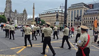 County Grand Orange Lodge of Glasgow  Cambuslang Britannia Flute Band 2ndJune 2024 [upl. by Lehte]