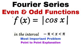 15 Fourier Series  Even and Odd Functions  Problem2  Complete Concept  Most Important Problem [upl. by Enyr]