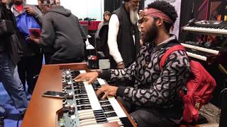 Cory Henry plays the Hammond XK5 [upl. by Ynnavoeg]