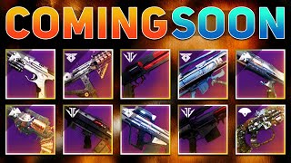 Destiny 2 FOUNDRY TEX MECHANICA WEAPONS  The Last City Foundries Destiny 2 New Weapons Possibility [upl. by Nnek]