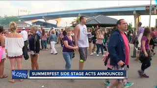 Summerfest announces 2018 grounds stage headliners [upl. by Tavish]