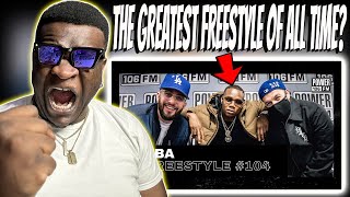 GREATEST FREESTYLE OF ALL TIME  Symba Freestyle w The LA Leakers  Freestyle 104 REACTION [upl. by Tica945]