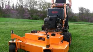 Scag 36 Commercial Zero Turn Walkbehind Lawn Mower [upl. by Flossy]