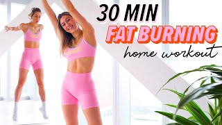 30 MIN FULL BODY BURN HOME WORKOUT  No Equipment [upl. by Lladnor]