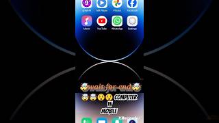 🤯🤯😯😯 computer in mobile 📲 shorts ytshorts techKaranGamer382 [upl. by Joby]