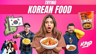 TRYING KOREAN FOOD WITH MY BROTHER amp SISTER  Rimorav Vlogs [upl. by Ecirpac]