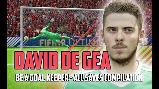 FIFA 18  David de Gea  Be a Goal Keeper  A New Legend of Old Trafford  1080HD [upl. by Wood]