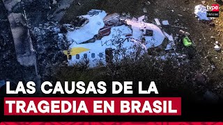 Tragedia en Brasil ¿por qué el avión estrellado en Sao Paulo cayó dando vueltas en espiral [upl. by Vladamir]