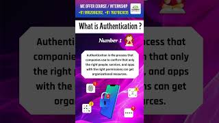 Introduction of Authentication  Authentication Basics  kaashiv venkat authentication [upl. by Kennan865]